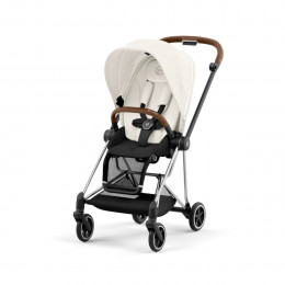 Купить прогулочную коляску Cybex Mios III, в цвете Off White (шасси Chrome Brown)