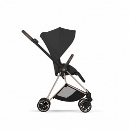 Прогулочная коляска Cybex Mios Style, в цвете Sepia Black (шасси Rose Gold)