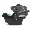 Коляска Cybex Coya Rosegold Frame Aton B2 i-Size Volcano Black Leaf Green с дождевиком и бампером