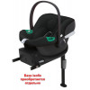 Коляска Cybex Coya Rosegold Frame Aton B2 i-Size Volcano Black Leaf Green с дождевиком и бампером