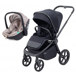 Детская прогулочная коляска Rant Flex Color с автокреслом Miro Beige Midnight Black