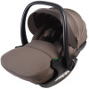 Прогулочная коляска Peppy Amici с автокреслом Verona Brown Grey рама Black Chrome