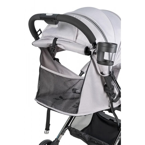 Детская прогулочная коляска Farfello Comfy Go Comfort Chrome серый на черном хроме