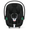 Коляска Cybex Coya Rosegold Frame Aton B2 i-Size Volcano Black Leaf Green с дождевиком и бампером