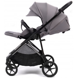 Прогулочная коляска Peppy Amici с автокреслом Verona Beige Grey рама Black Chrome