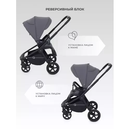 Коляска прогулочная Rant Flex 2025 RA078 Graphite