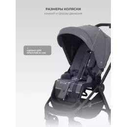 Коляска прогулочная Rant Flex 2025 RA078 Graphite