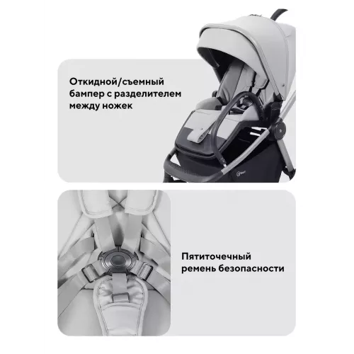 Коляска прогулочная Rant Flex Color Stone grey