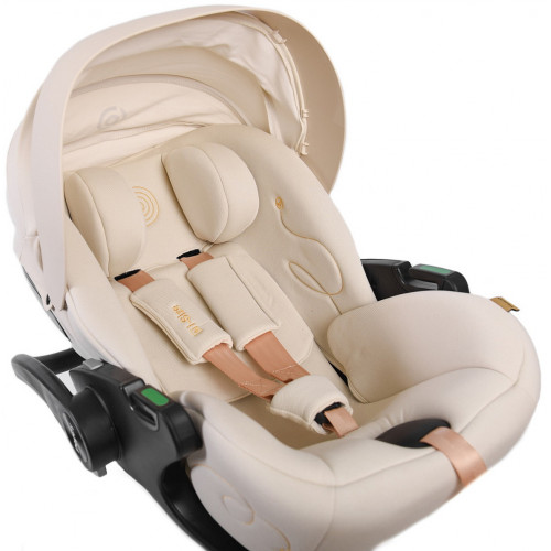Прогулочная коляска Peppy Vigo с автокреслом Verona Beige и базой Black черный