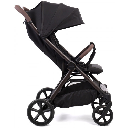 Прогулочная коляска Peppy Vigo с автокреслом Verona Beige и базой Black черный