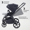 Детская прогулочная коляска Rant Flex Color с автокреслом Miro Graphite Midnight Black