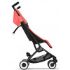 Прогулочная коляска Cybex Libelle BLK Hibiscus Red с дождевиком