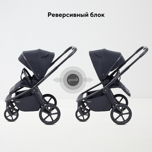 Детская прогулочная коляска Rant Flex Color с автокреслом Miro Graphite Midnight Black