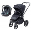 Детская прогулочная коляска Rant Flex Color с автокреслом Miro Graphite Midnight Black