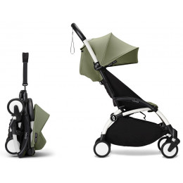 Коляска прогулочная Stokke YOYO3 рама белая White Olive