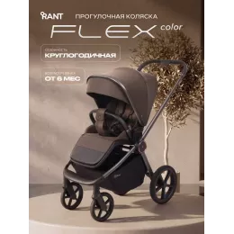 Коляска прогулочная Rant Flex Color Shine brown