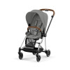 Купить прогулочную коляску Cybex Mios III, в цвете Mirage Grey (шасси Chrome Brown)