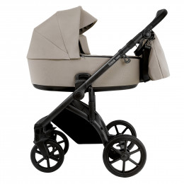 ROAN Коляска 2 в1 Bass Next короб + прогулка Hazel/Black/руч.Black(2 места)