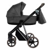 ROAN Коляска 2 в1 Sol Luxury короб + прогулка leather/Woodland Gray/Nickel/руч.Cap/к.Cap(2 места)