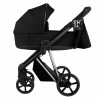 ROAN Коляска 2 в1 Sol Luxury короб + прогулка Caviar Black/Nickel/руч.Black/к.Black(2 места)
