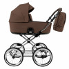 ROAN Коляска 2 в1 Bass Next Classic короб + прогулка Mocha Mousse/Black/руч.Cappuccino(2 места)14d