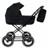 ROAN Коляска 2 в1 Bass Next Classic короб + прогулка Caviar/Black/руч.Black(2 места)12d