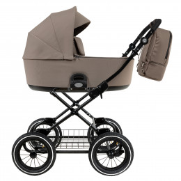 ROAN Коляска 2 в1 Bass Next Classic короб + прогулка Hazel/Black/руч.Black(2 места)12d