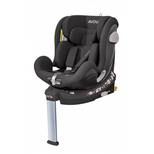 Автокресло AVOVA Swan Fix i-size, в цвете Pearl Black (40-125 см)