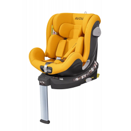 Автокресло AVOVA Swan Fix i-size, в цвете Beach Yellow (40-125 см)
