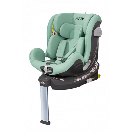Автокресло AVOVA Swan Fix i-size, в цвете Lime Green (40-125 см)