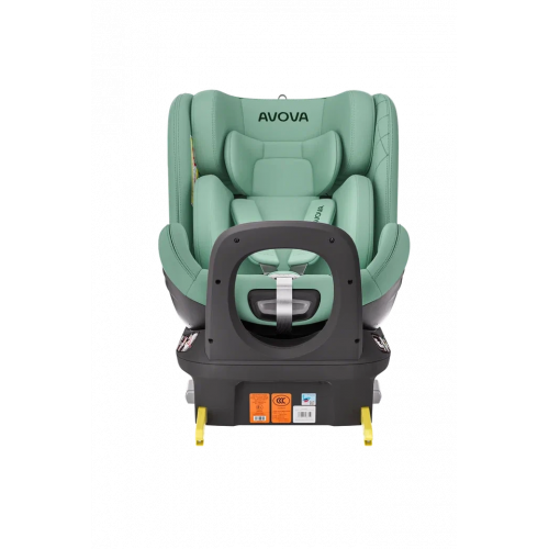 Автокресло AVOVA Swan Fix i-size, в цвете Lime Green (40-125 см)