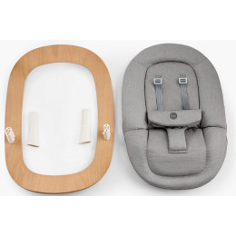 Детский шезлонг Happy Baby Hammy 91047 gray&milky