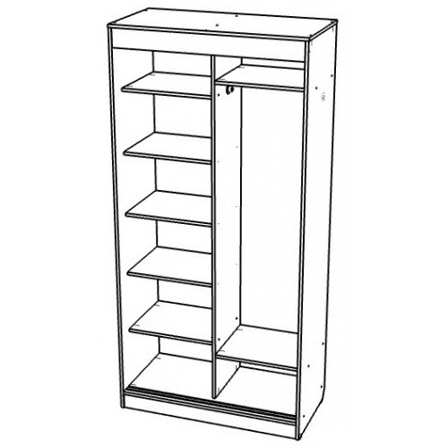 Шкаф-купе Рио, 1035х510х2100 мм