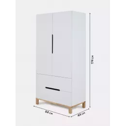 Шкаф Rant Indy Cloud white