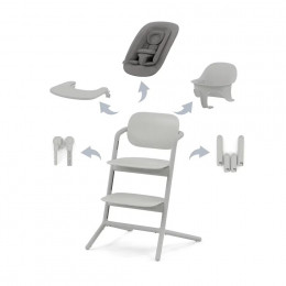 Стульчик для кормления 4в1 Cybex Lemo, в цвете Suede Grey