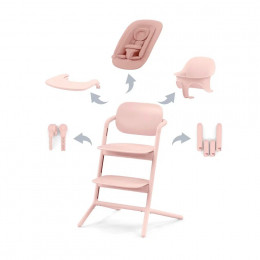 Стульчик для кормления 4в1 Cybex Lemo, в цвете Pearl Pink