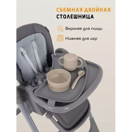 Стульчик для кормления Rant Basic Mango Pro Graphite