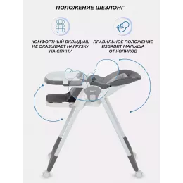 Стульчик для кормления Rant Basic Mango Grey