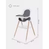 Стульчик для кормления Mowbaby Fusion Moon grey