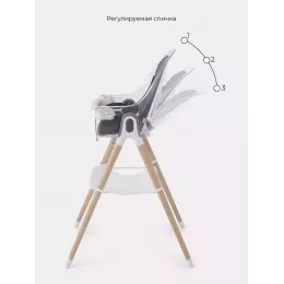 Стульчик для кормления Mowbaby Fusion Moon grey