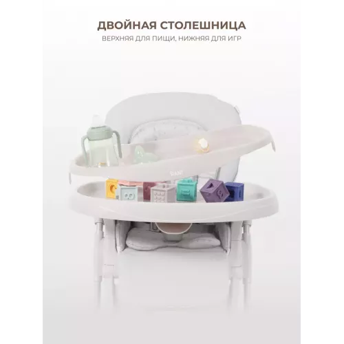 Стульчик для кормления Rant Cafe 2025 Grey