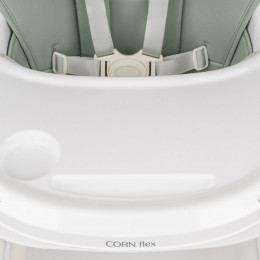 Стульчик для кормления Indigo Corn flex зеленый-серый