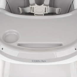 Стульчик для кормления Indigo Corn flex светло-серый