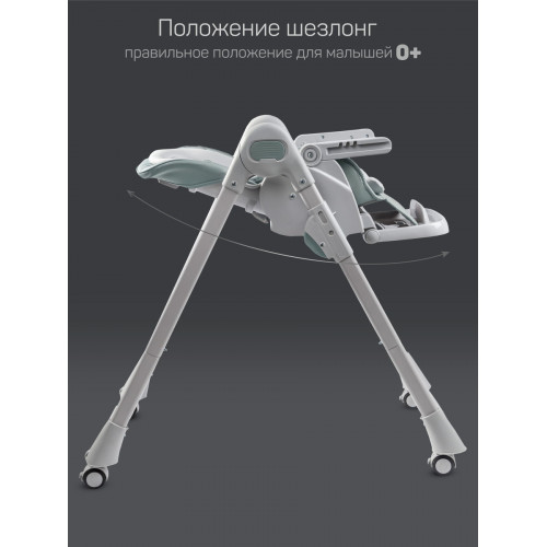 Стульчик для кормления Amarobaby Yummy зеленый