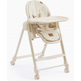 Стульчик для кормления Happy Baby Berny Lux beige new