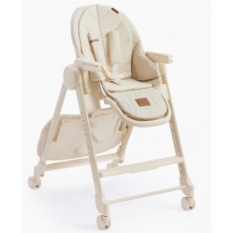 Стульчик для кормления Happy Baby Berny Lux beige new