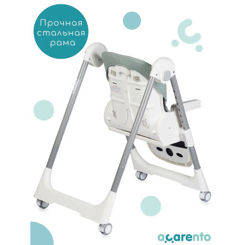 Стульчик для кормления Acarento Pannacotta dark green