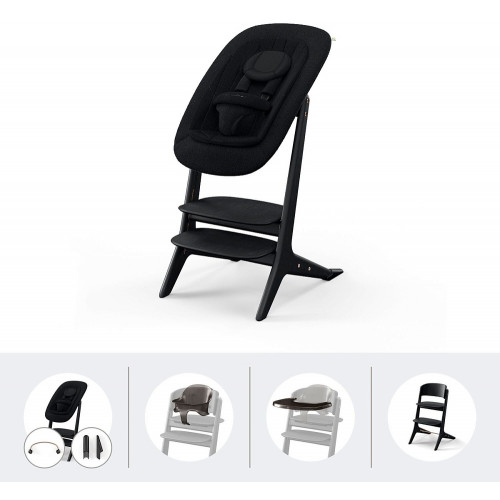 Стульчик для кормления Cybex Lemo Platinum 4 в 1 Black Wood