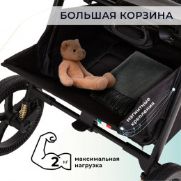 Детская коляска Sweet Baby Stella Plus Therma 2 в 1 427414 Black