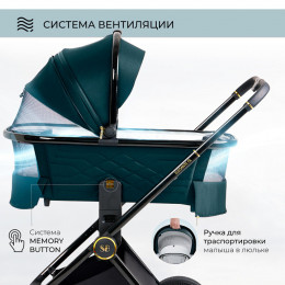 Детская коляска Sweet Baby Elegante 2 в 1 GL Blue
